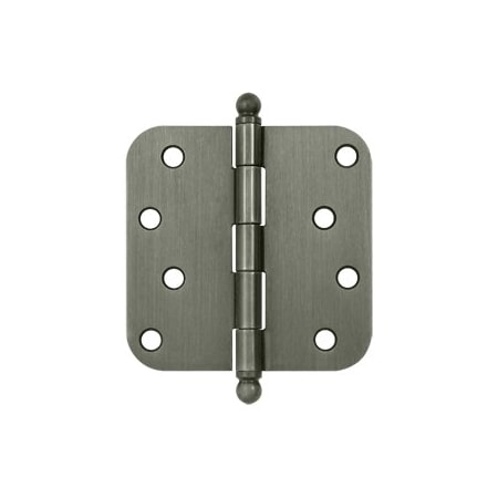 Deltana S44R515A-BT Ball Tip 5/8 Radius Hinge Antique Nickel, 10PK S44R515A-BT-XCP10